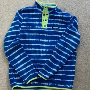 Lands Ends Boy Fleece snap up jacket 14-16
